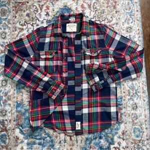 Abercrombie & Fitch Multicolor Plaid Shirt Vintage